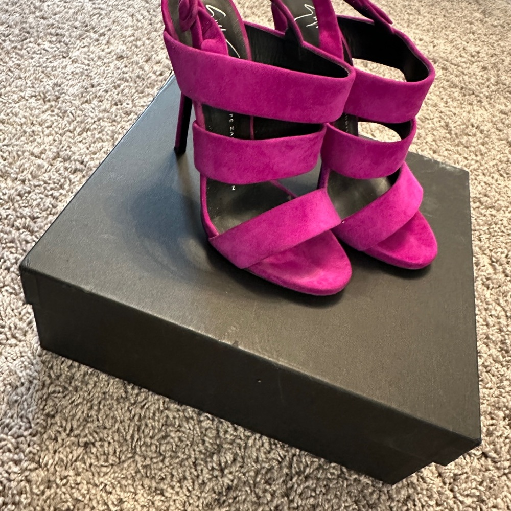 Giuseppe Zanotti Fuchsia Strappy Heels